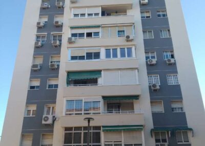 Edificio en Fuenlabrada, después de rehabilitar fachada
